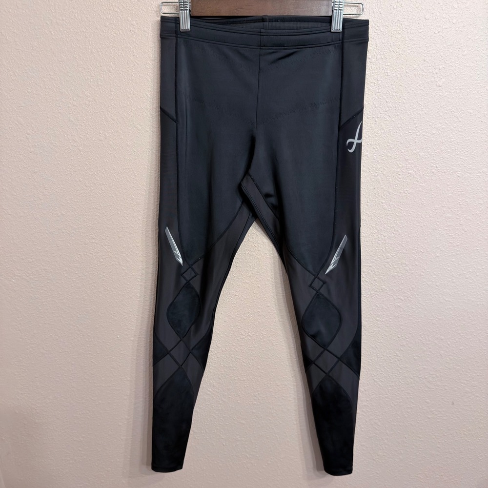 CW-X Expert Compression Tights Black Support Web Leggings 225809 Mens Medium